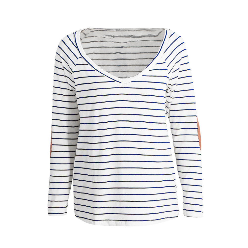Camisas Femininas Long Sleeve Tshirt Women T Shirt Women Tops Poleras De Mujer Stripe T-shirt Blusa Lady Veste Femme