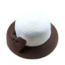 Casual Kids Girls Sun Hat Toddler Beach Bucket Hat Baby Girls Kids Bowknot Straw Caps 5 Sizes