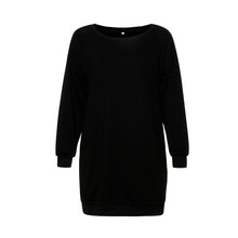 Casual Loose Women Dress Plus Size Women Clothing Long Sleeve O Neck Hoodies Dress Christmas Dresses
