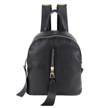 Designer Small Backpack Women White and Black Travel PU Leather Backpacks Ladies Fashion Rucksack Mini Back Bags