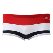 Comfortable Men Boxer Shorts U Convex Pouch Panties Sexy Striped Elastic Waist Breathable Mans Underwear Underpants