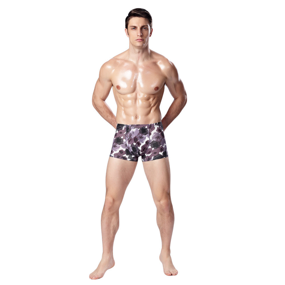 Comfotable Underwear Men's Boxers Shorts Panties Spandex Elastic Waist Mens Boxers Underpants Underwear