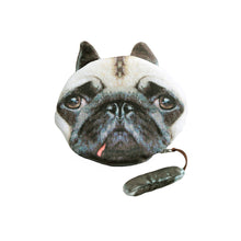 Cute  Women Coin Purse Animal Head Print Zipper Closure Cute Mini Wallet Small Cartoon Clutch Bag