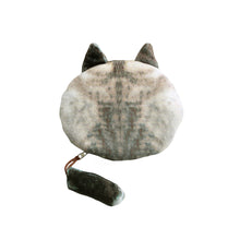 Cute  Women Coin Purse Animal Head Print Zipper Closure Cute Mini Wallet Small Cartoon Clutch Bag