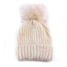Cute Fur Ball Pompom Women Fashion Keep Warm Hats Knitted Wool Hemming Hat Beanies Accessories Fur Pom Cap