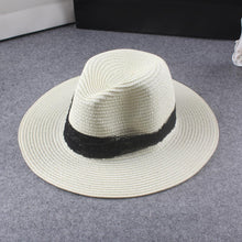 Cute Women Girls Straw Hat Solidcolor Cat Lace Belt Headwear Sun Bucket Sun Hat Women Cap Beachwear Camel/Beige