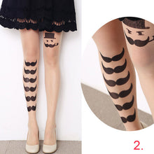 Cute Women Sexy Transparent Silk Stocking Tattoo Pantyhose Woman Leggings
