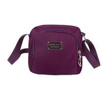 Designer Fashion Women Crossbody Bag Nylon Waterproof Bolsa Feminina Zipper Fastening Pockets Solid Shoulder Bag