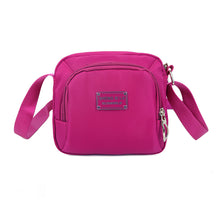 Designer Fashion Women Crossbody Bag Nylon Waterproof Bolsa Feminina Zipper Fastening Pockets Solid Shoulder Bag