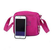 Designer Fashion Women Crossbody Bag Nylon Waterproof Bolsa Feminina Zipper Fastening Pockets Solid Shoulder Bag