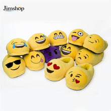 Emoji Slippers Cartoon Sweet Warm Plush Slipper Expression Men Women Slippers //House Shoes 15 Styles