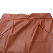 European Sexy Women PU Faux Leather Skirts Solid Midi Pencil Skirt OL Casual Slim Clubwear Black Saia Midi Faldas Mujer