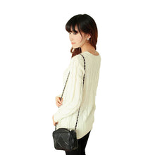 Fall Women Sweaters And Pullovers OL Knitted Sweater Solid Ribbed V-neck Long Sleeve Casual Longline Jumper Sweater Mujer