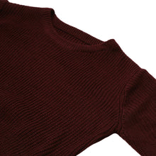 Fall Women Sweaters And Pullovers Knitted Sweater Solid O-Neck Long Sleeve Elegant Pullover Crop Top Knit Crop Top Mujer