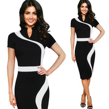 Fashion Brand Vintage Business Office Casual Party Pencil Sheath Dress Women Festa Dresses Robe Femme