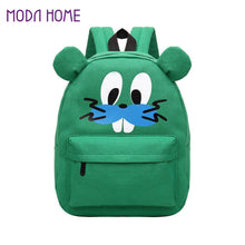 Fashion Cute Cartoon Mouse Print Women Backpack Zipper Pocket Canvas Bags Student Bag For Teenager Girls School Bag Rucksack