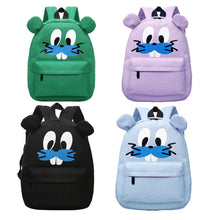 Fashion Cute Cartoon Mouse Print Women Backpack Zipper Pocket Canvas Bags Student Bag For Teenager Girls School Bag Rucksack