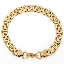 Fashion Men Bracelets Gold Chain Link Bracelet Stainless Steel Width 8mm Bracelet Y8