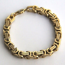 Fashion Men Bracelets Gold Chain Link Bracelet Stainless Steel Width 8mm Bracelet Y8