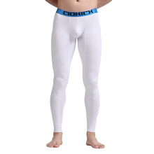 Fashion Men Skinny Leggings Solidcolor Long Johns Underwear Slim Tights Elastic Waist Cotton Sleepwear Thermal Underwear