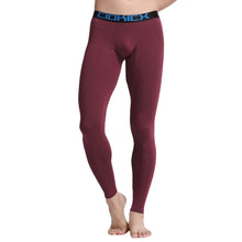 Fashion Men Skinny Leggings Solidcolor Long Johns Underwear Slim Tights Elastic Waist Cotton Sleepwear Thermal Underwear