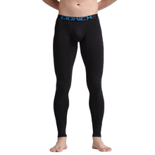 Fashion Men Skinny Leggings Solidcolor Long Johns Underwear Slim Tights Elastic Waist Cotton Sleepwear Thermal Underwear