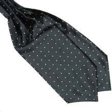 Fashion Polka Dot Men Long Silk Scarves/Cravat Ascot Ties Handkerchief Gentlemen