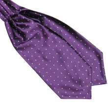 Fashion Polka Dot Men Long Silk Scarves/Cravat Ascot Ties Handkerchief Gentlemen