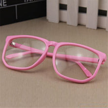 Fashion Unisex Square Frame Glasses Men Women Eyewear Clear Lens Nerd Geek Glasses