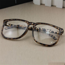 Fashion Unisex Square Frame Glasses Men Women Eyewear Clear Lens Nerd Geek Glasses