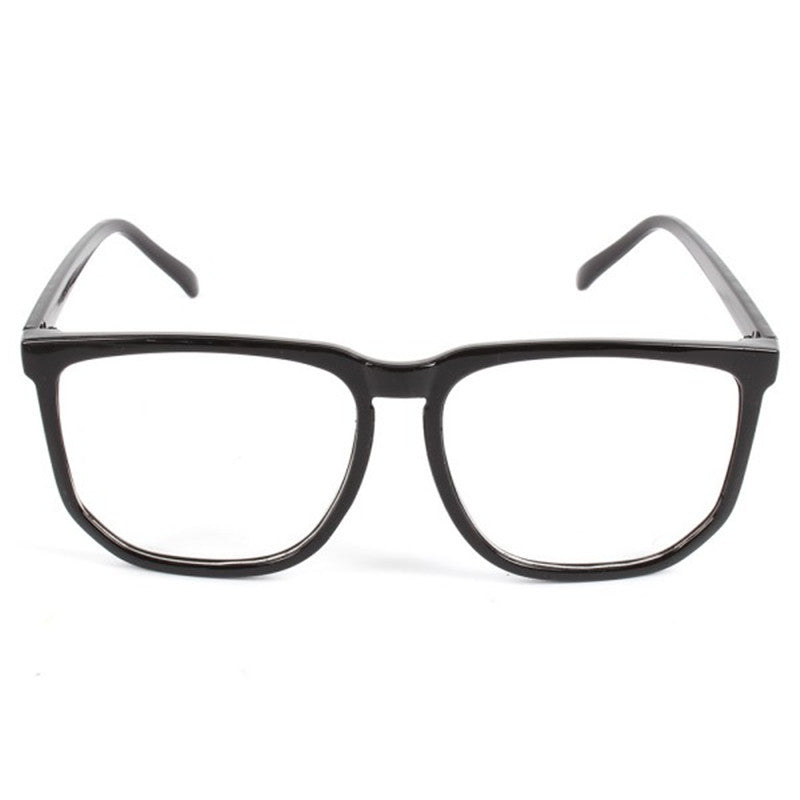 Fashion Unisex Square Frame Glasses Men Women Eyewear Clear Lens Nerd Geek Glasses