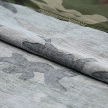 Fashion Women Camouflage Long Sleeve T-Shirt Lace Up Neck Cross Printed Sexy Slim T Shirt Tops Army Green Camisas Femininas