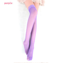 Fashion Women Girls Sexy Lace Nylon Yarn Top Hollow Fishnet Thigh High Long Stockings 5 Colors LY7