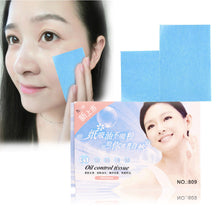 10 pack (500 Pcs) Paper Pulp Random Facial Oil Control Absorption Film Tissue Makeup Blotting Paper