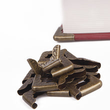 Antique Bronze Small Book Scrapbooking Albums Menus Folders Collar Corner Protectors
