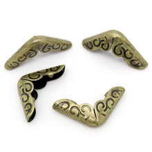 Antique Bronze Small Book Scrapbooking Albums Menus Folders Collar Corner Protectors