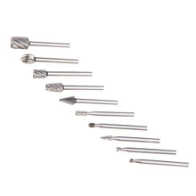 10Pcs HSS Router Bits For Wood Metal Glass Rotary Tool Drill Bit 82670