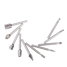 10Pcs HSS Router Bits For Wood Metal Glass Rotary Tool Drill Bit 82670