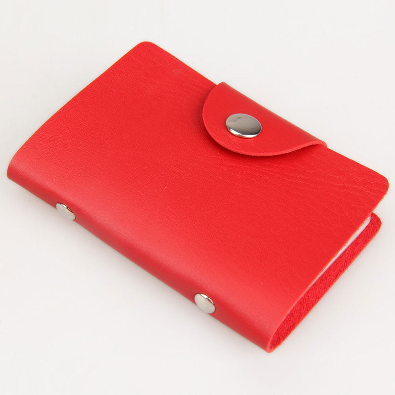 12 Card Position Faux Leather Card Holder Card Pack Card Protector Coffee INGT