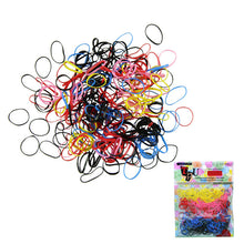 Hair accessories 500pcs/lot Rubber Hairband Rope Ponytail Holder Elastic Hair Band Ties Braids Plaits (MIX4) Feida