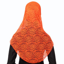 Full Cover Muslim Hat Hijab Two Piece Set Lace Hoofddoek Moslima Solid Islamic Head Turbans For Women Cap Beanies Arab Scarfs