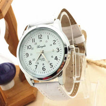 Brand Watches Elegant Analog Luxury Sports Leather Strap Quartz Mens Wrist Watch Quartz-Watch Womens Wrist Watch lady watches