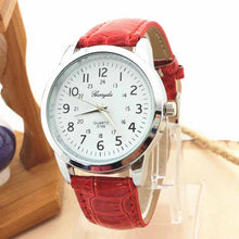 Brand Watches Elegant Analog Luxury Sports Leather Strap Quartz Mens Wrist Watch Quartz-Watch Womens Wrist Watch lady watches