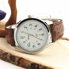 Brand Watches Elegant Analog Luxury Sports Leather Strap Quartz Mens Wrist Watch Quartz-Watch Womens Wrist Watch lady watches