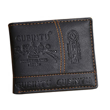 PU Leather Wallet Men Famous Brand Coin Purse Wallets Paris Leather With Coin Pocket Bifold Wallet Purse Cartera Hombre