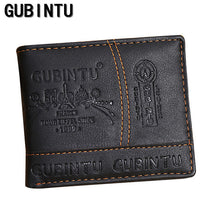 PU Leather Wallet Men Famous Brand Coin Purse Wallets Paris Leather With Coin Pocket Bifold Wallet Purse Cartera Hombre