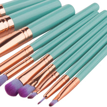 10pc Make Up Foundation Eyebrow Eyeliner Blush Cosmetic Concealer Brushes Professional Powder Brush Makeup Kit Set