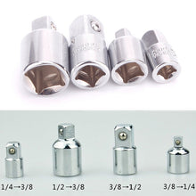 REDUCER CONVERTER SET TOOL KIT 4PC RATCHET SOCKET ADAPTER 1/4" 3/8" 1/2" 70940