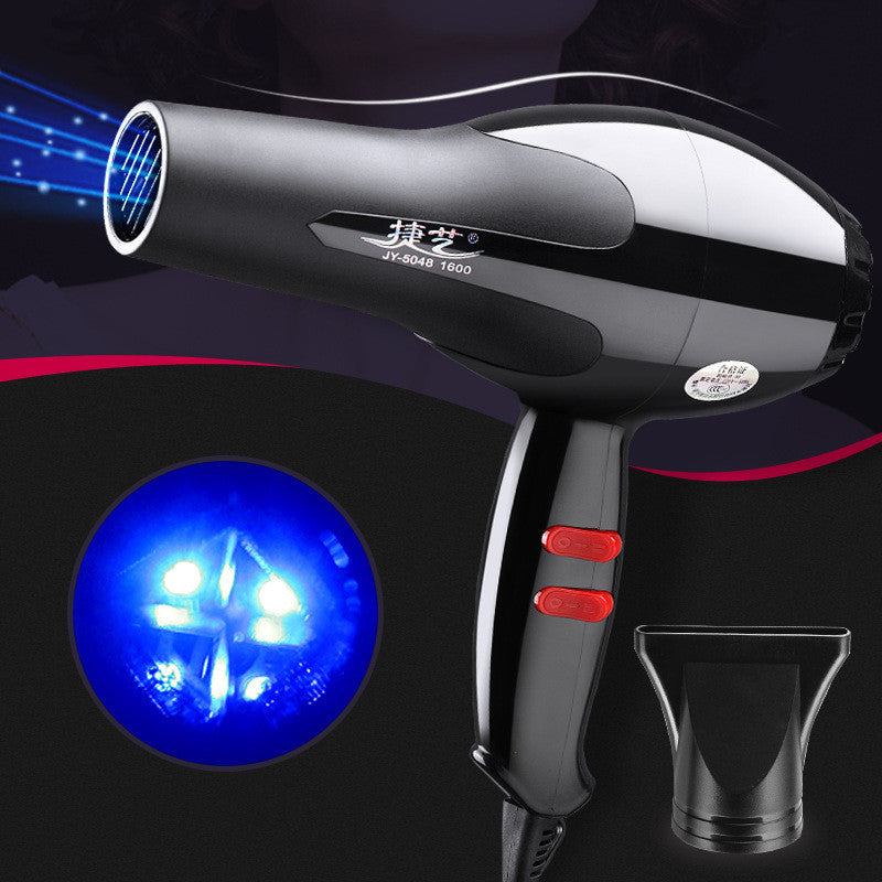 Hair Dryer Professional Hair Blow Dryer 1600 W Black Heat Blower Dryer Beauty 220V For Salons With US Pulg Adapter