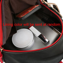 Harajuku Vintage Women Backpack PU Leather Leaf Applique Zipper Mini Schoolbag Casual Travel Bag Teenage Girls Black Rugzak